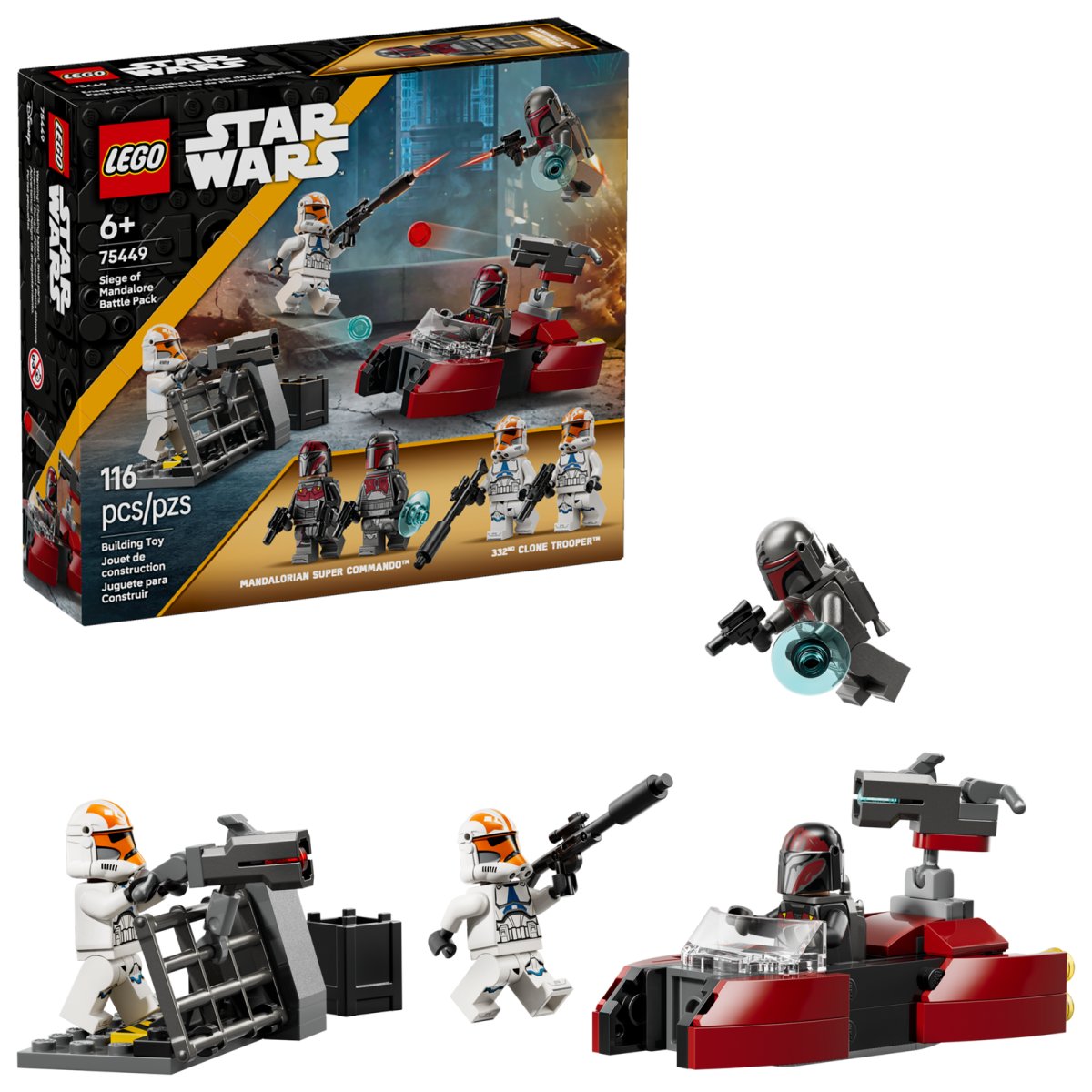 75449 LEGO Star Wars TM Battle Pack Assedio di Mandalore