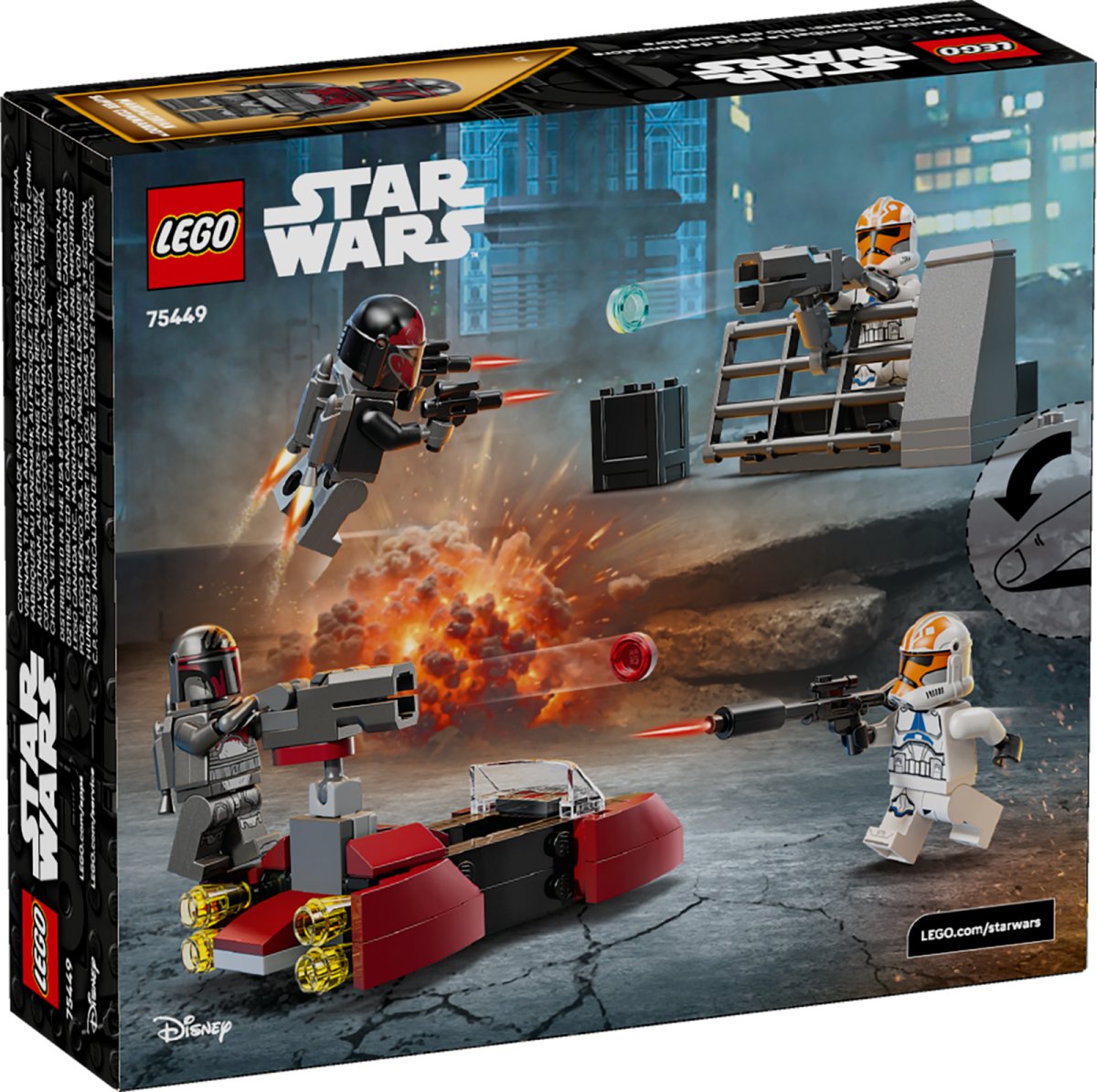 75449 LEGO Star Wars TM Battle Pack Assedio di Mandalore