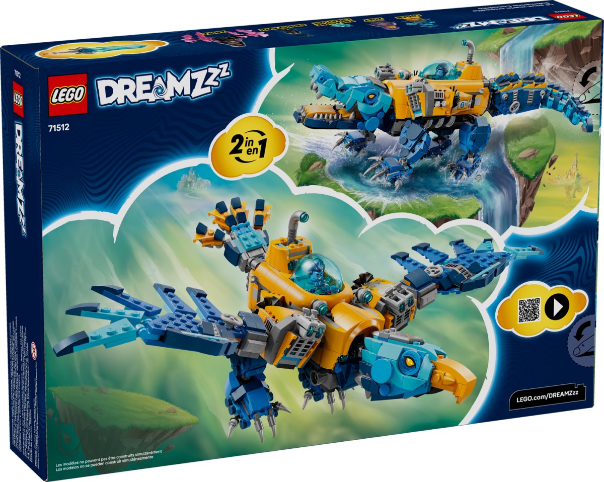 71512 LEGO DREAMZzz Sottomarino coccodrillo