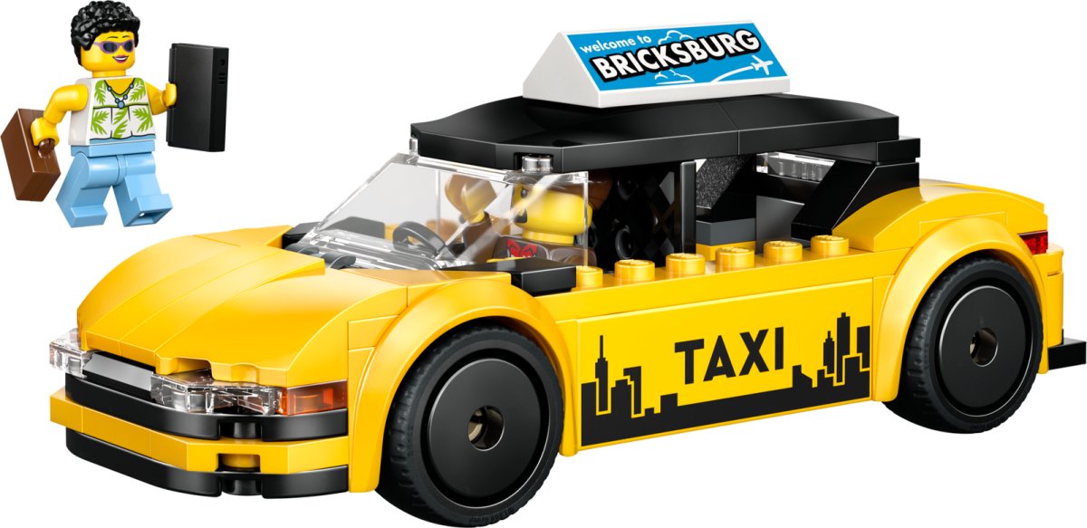 60487 LEGO City Great Vehicles Taxi giallo