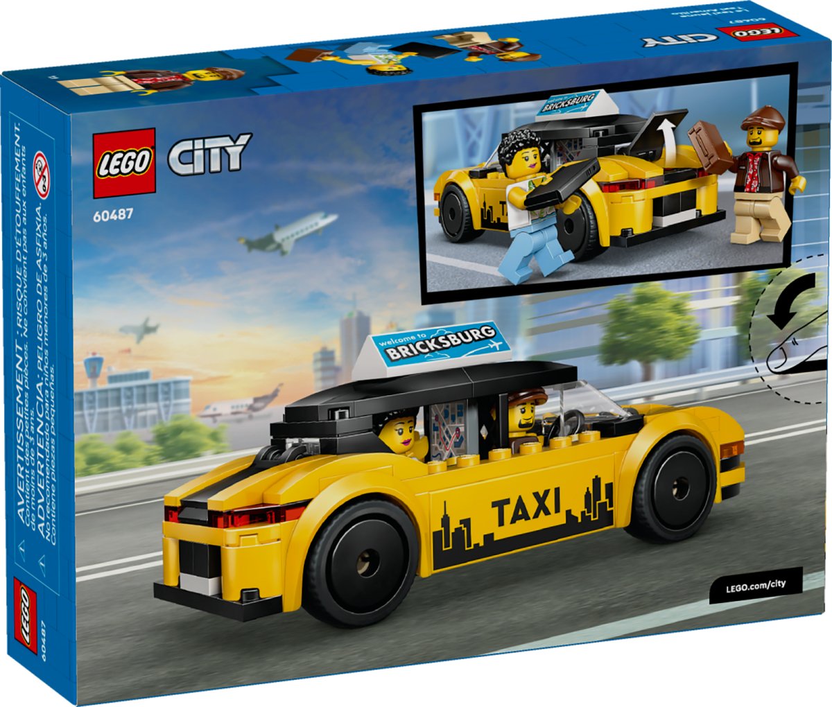 60487 LEGO City Great Vehicles Taxi giallo