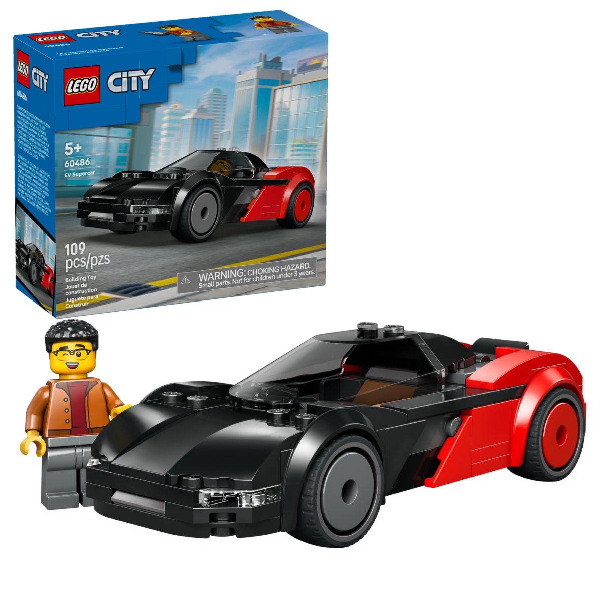60486 LEGO City Great Vehicles Supercar EV