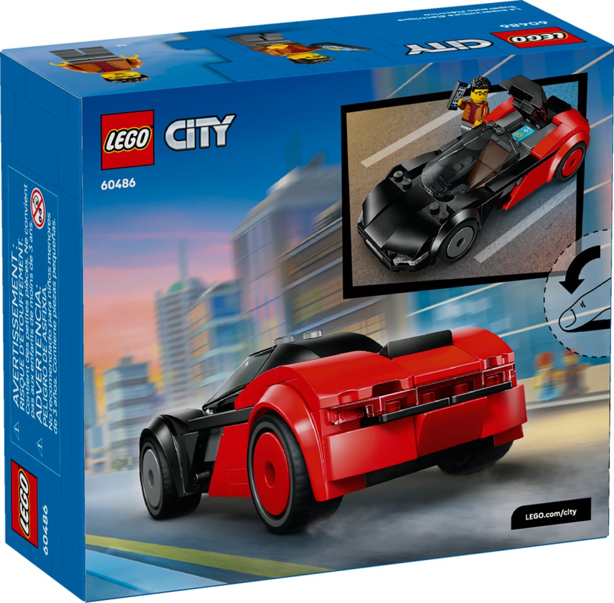 60486 LEGO City Great Vehicles Supercar EV