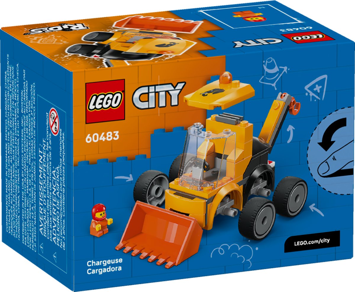 60483 LEGO City Brick Rides Veicoli  Ruspa da cantiere