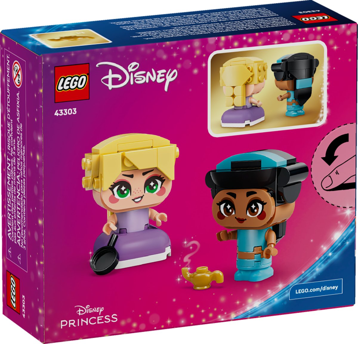 43303 LEGO Disney Princess Mini-Jasmine e Mini-Rapunzel