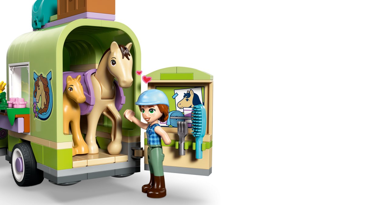 42695 LEGO Friends Rimorchio per cavallo e puledro