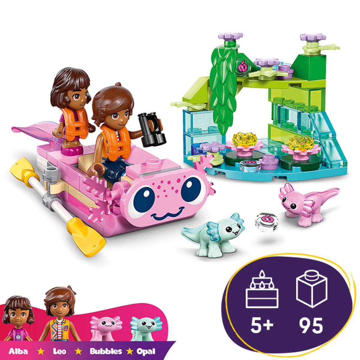 42681 LEGO Friends Barca d’avventura Axolotl