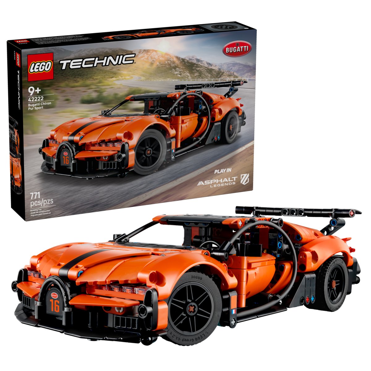 42222 LEGO Technic Hyper Car Bugatti Chiron Pur Sport