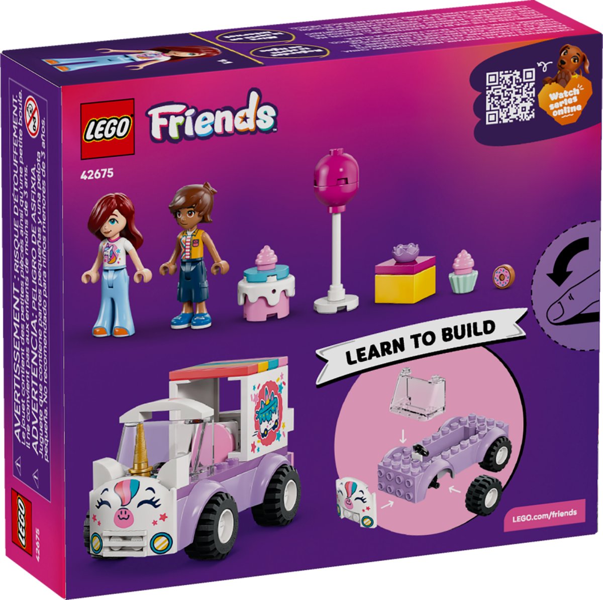 42675 LEGO Friends Auto-unicorno per la consegna di torte
