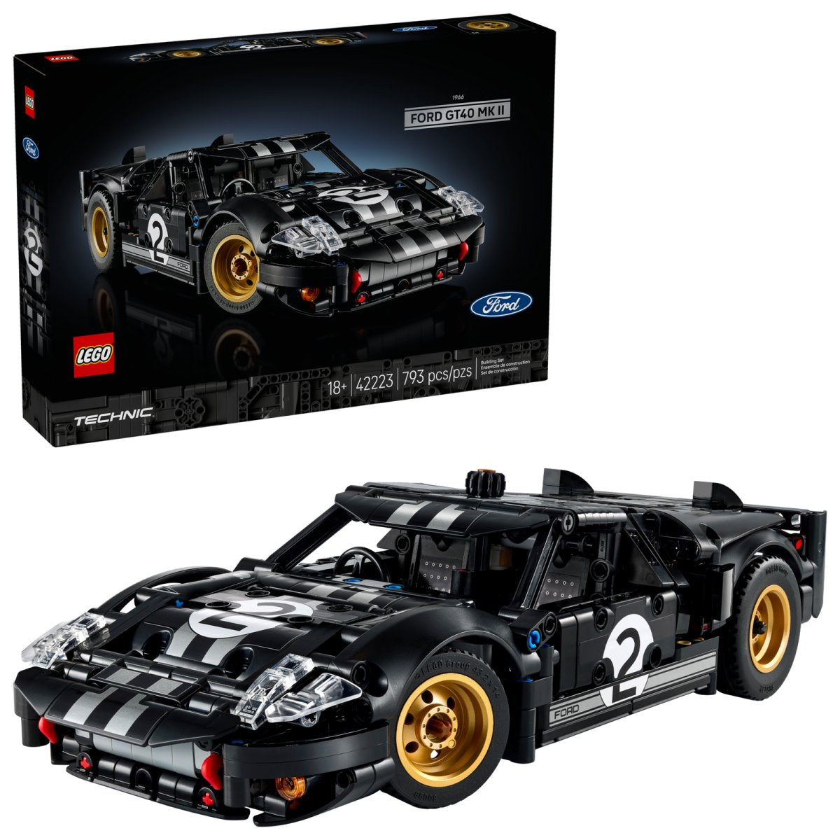 42223 LEGO Technic Auto da corsa Ford GT40 MKII 1966
