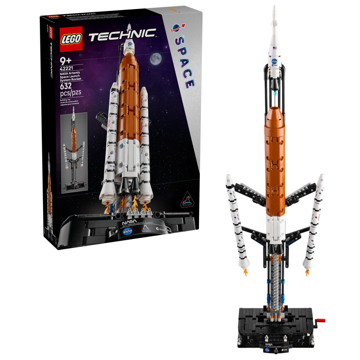 42221 LEGO Technic Sistema di lancio spaziale razzo NASA Artemis