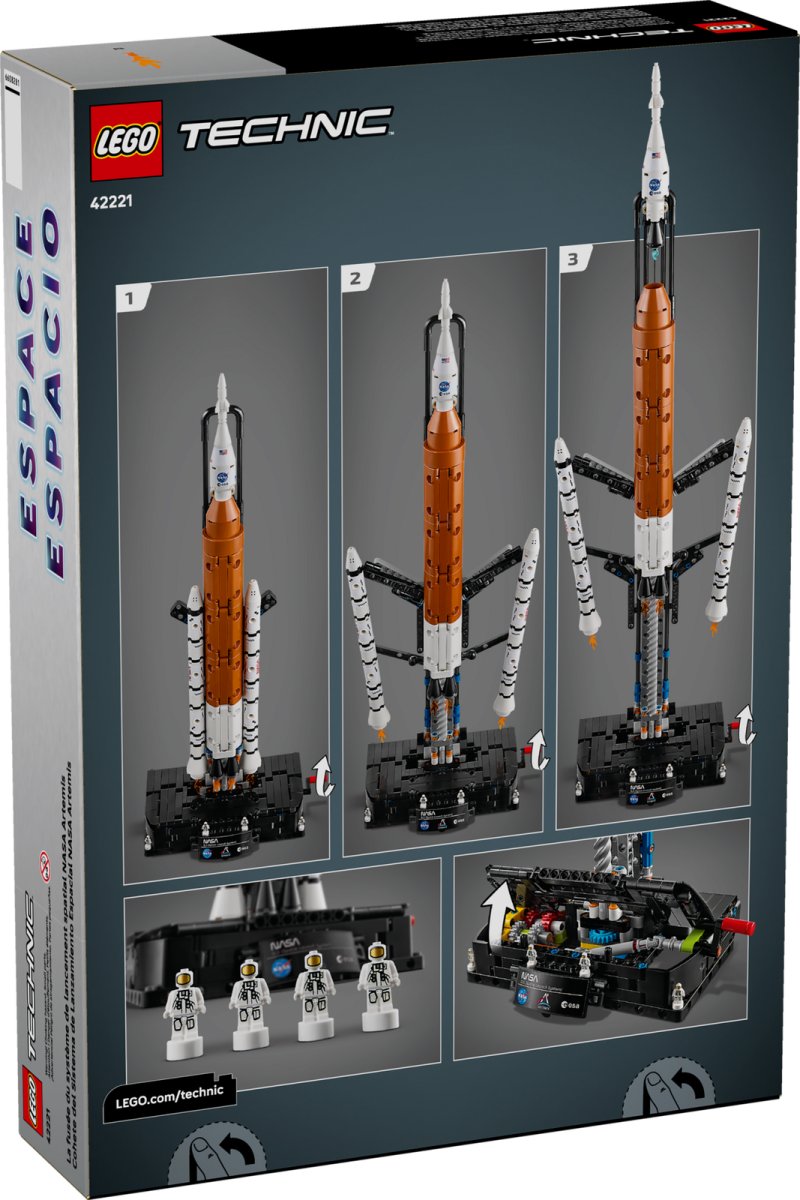 42221 LEGO Technic Sistema di lancio spaziale razzo NASA Artemis