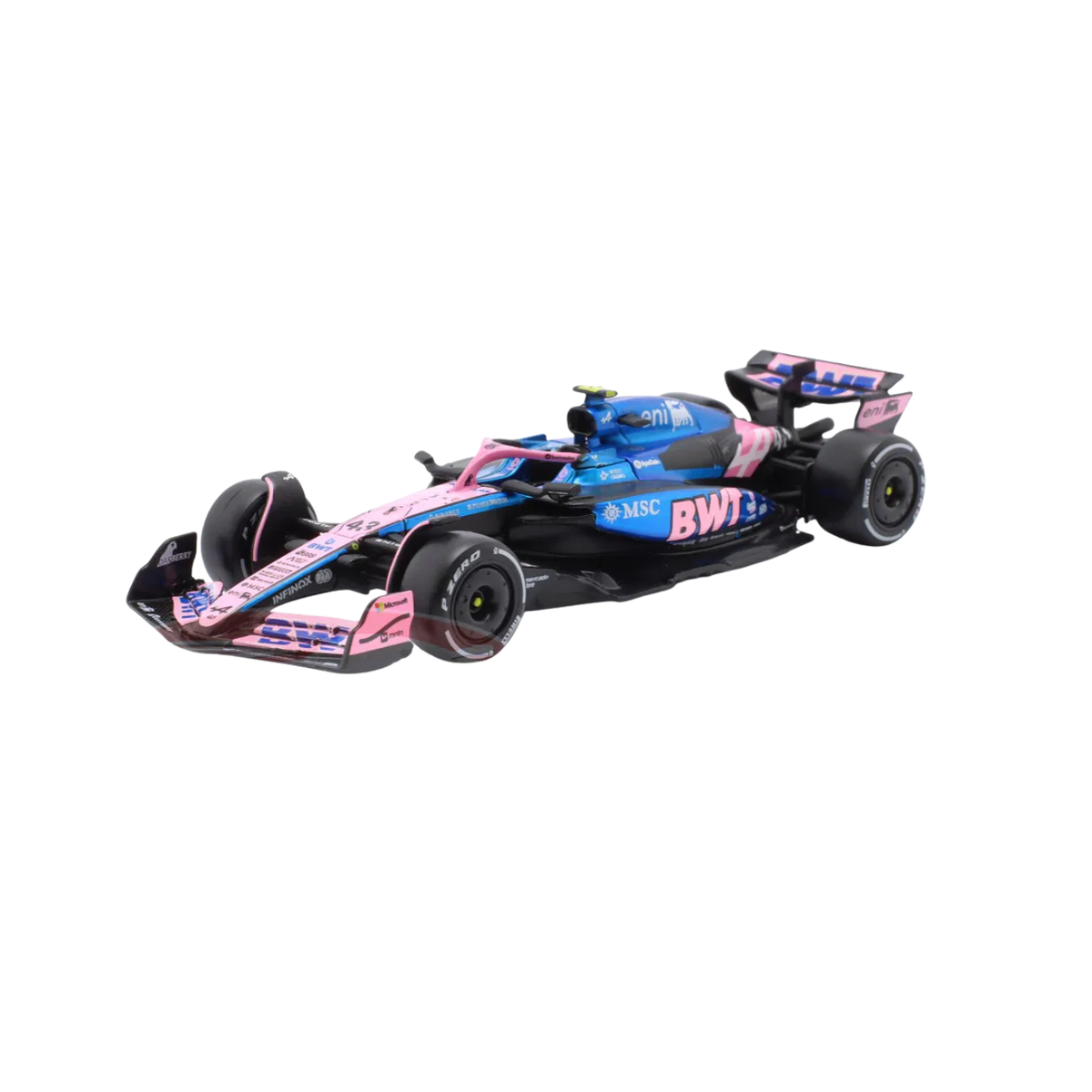 18-38175 BBurago F1 BWT Alpine A525 1:43 #43 Franco Colapinto 1:43
