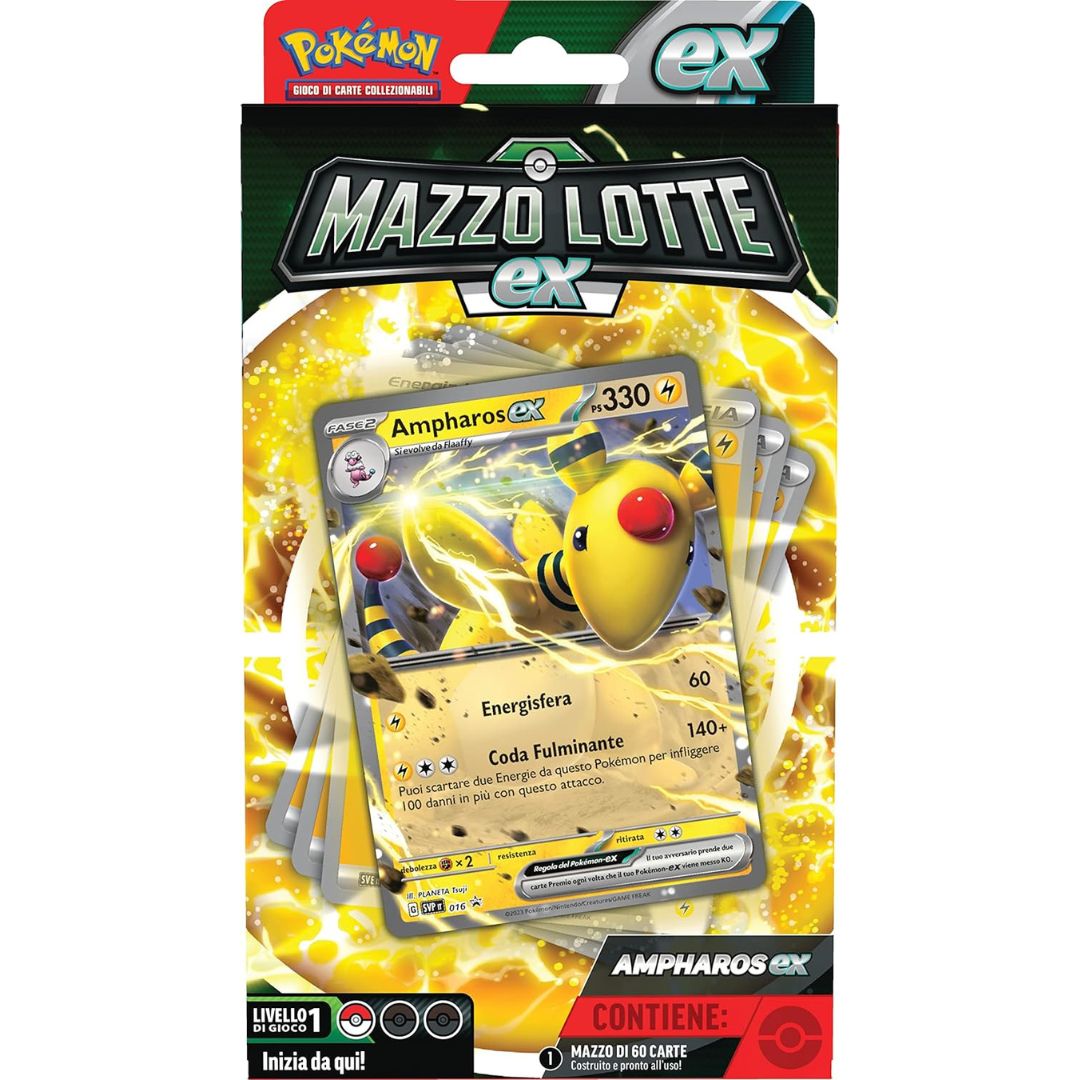 Gamevision Pokémon Trading Card Game  Mazzo Lotte EX  Lucario EX o Ampharos EX
