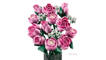 10374 Lego Bouquet di rose rosa