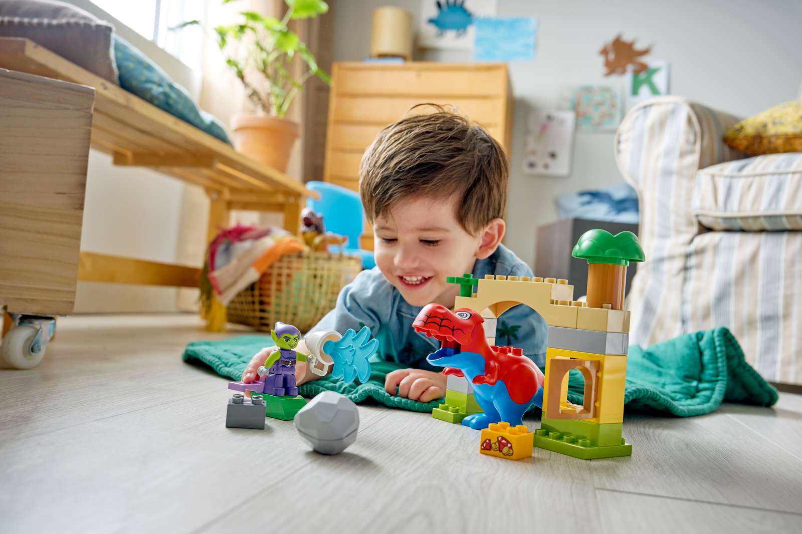 10463 Lego Duplo Dinosauro Spidey-Rex vs. Goblin