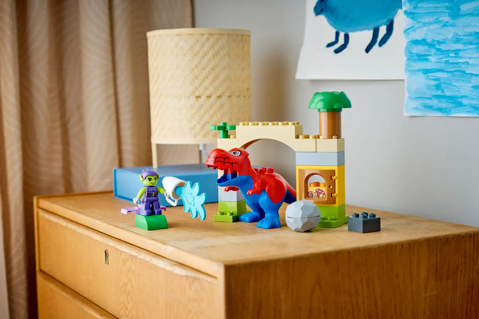 10463 Lego Duplo Dinosauro Spidey-Rex vs. Goblin