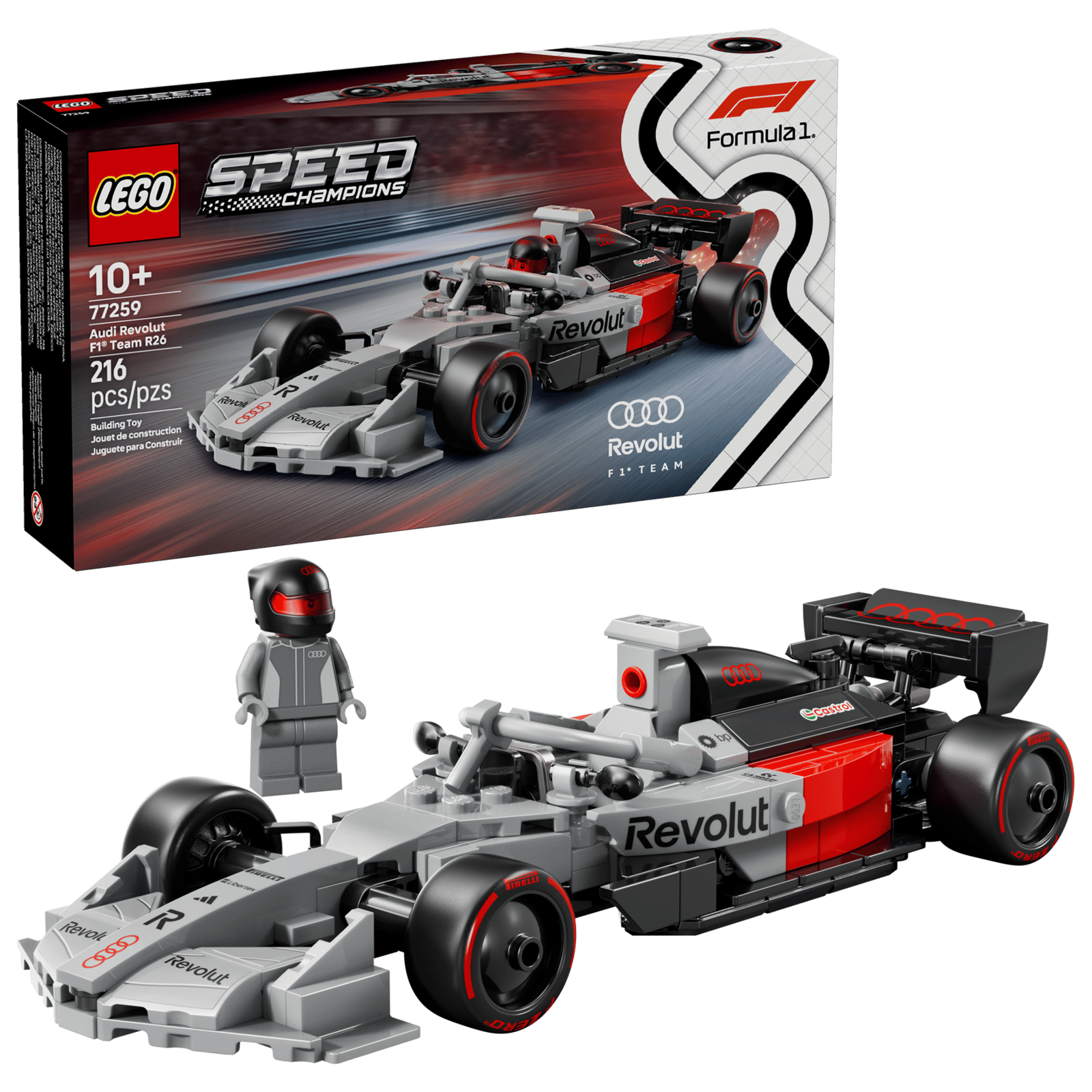 77259 Lego  Speed Champions Auto da corsa Audi Revolut F1® Team R26