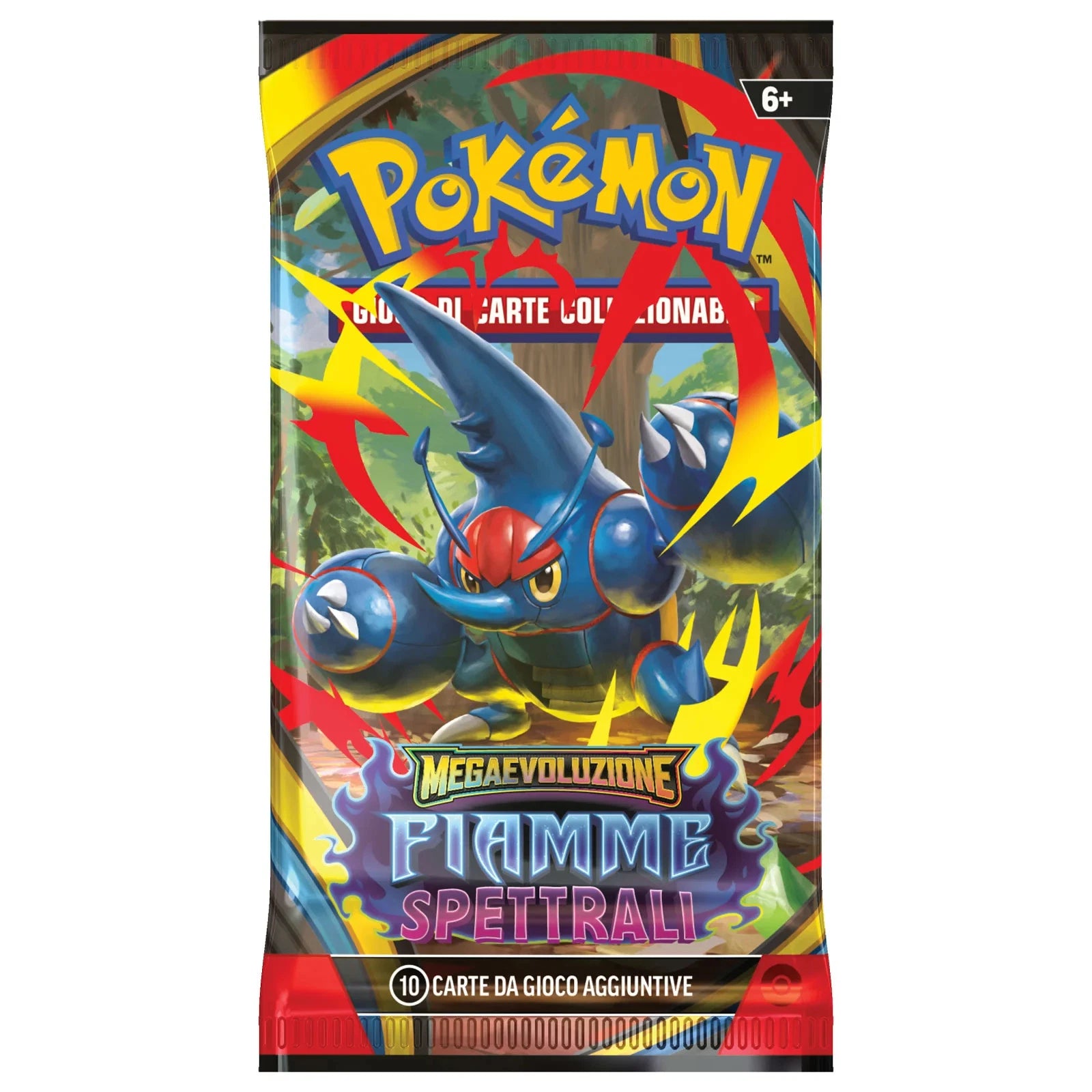 Carte Pokémon  Megaevoluzione  Fiamme Spettrali  Bustina da 10  Collezionabili