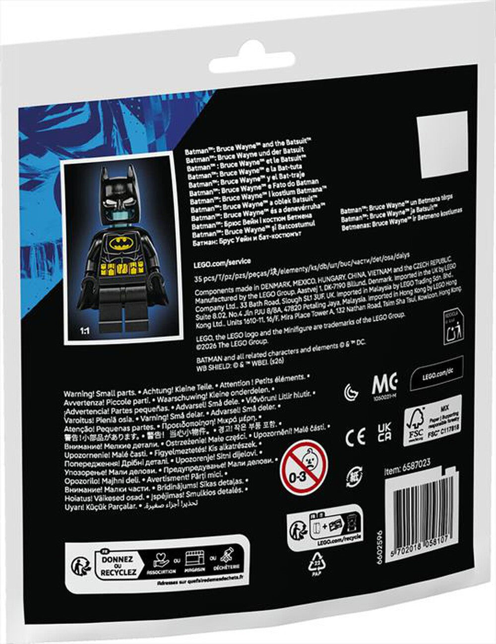 30726 Polybag Batman™: Bruce Wayne™ e la Bat-tuta