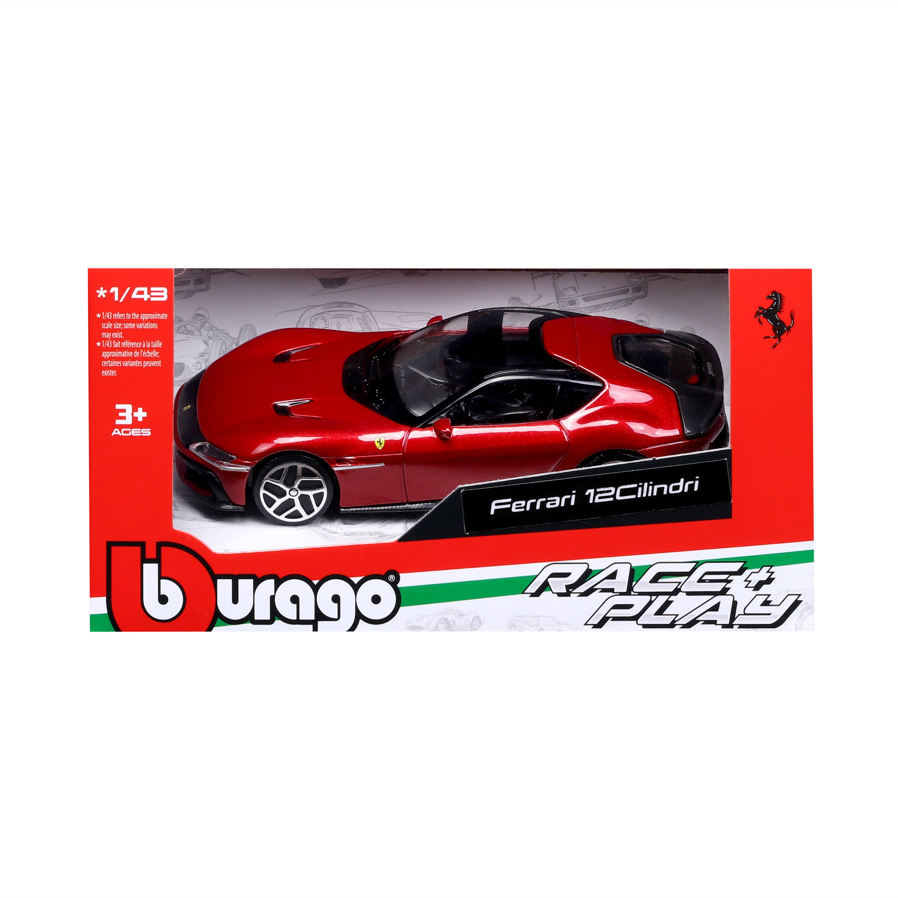 18-36056 Bburago Ferrari R&P Ferrari 12 Cilindri 1:43