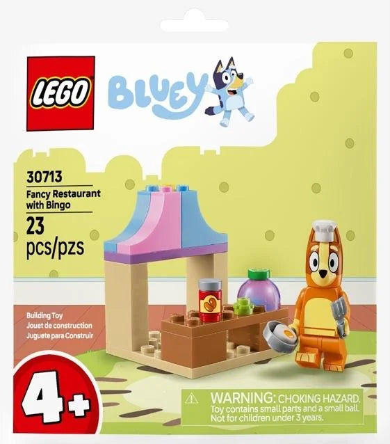 30713 Lego Polybag Bluey Al ristorante con Bingo