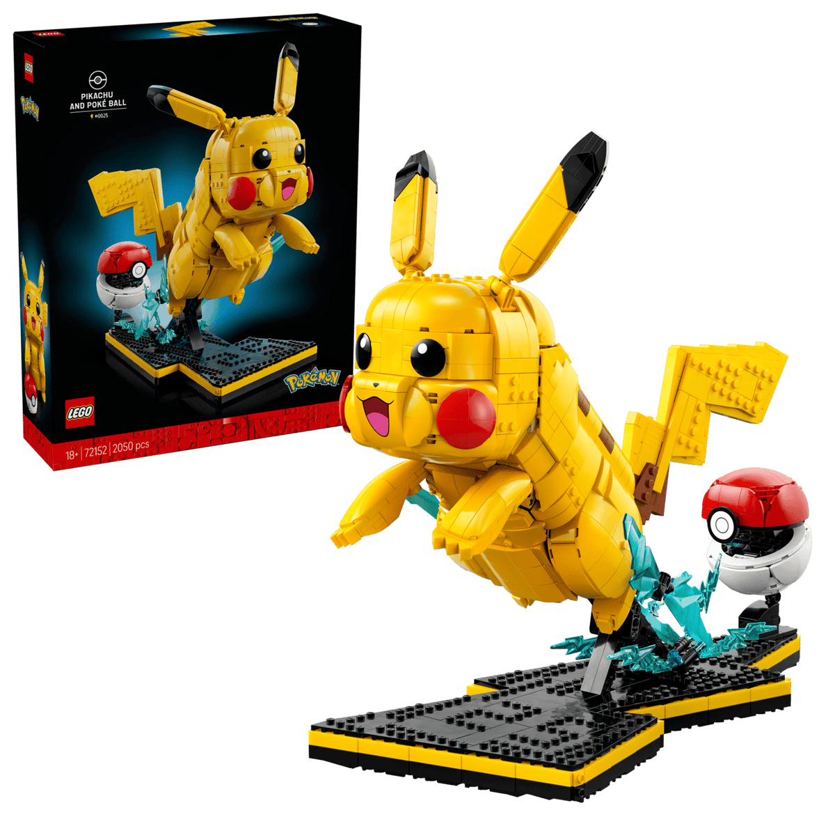 72152 Lego Pokemon Pikachu e Poké Ball