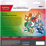 Pokemon Collezione Illustrazione Primi Compagni d'Avventura