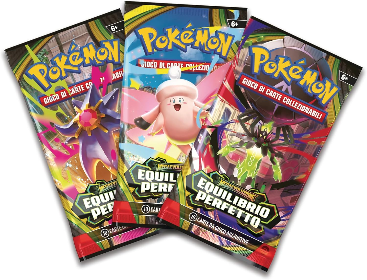 Pokemon M3 3 Pack Blister dell'espansione Megaevoluzione Equ. Per.