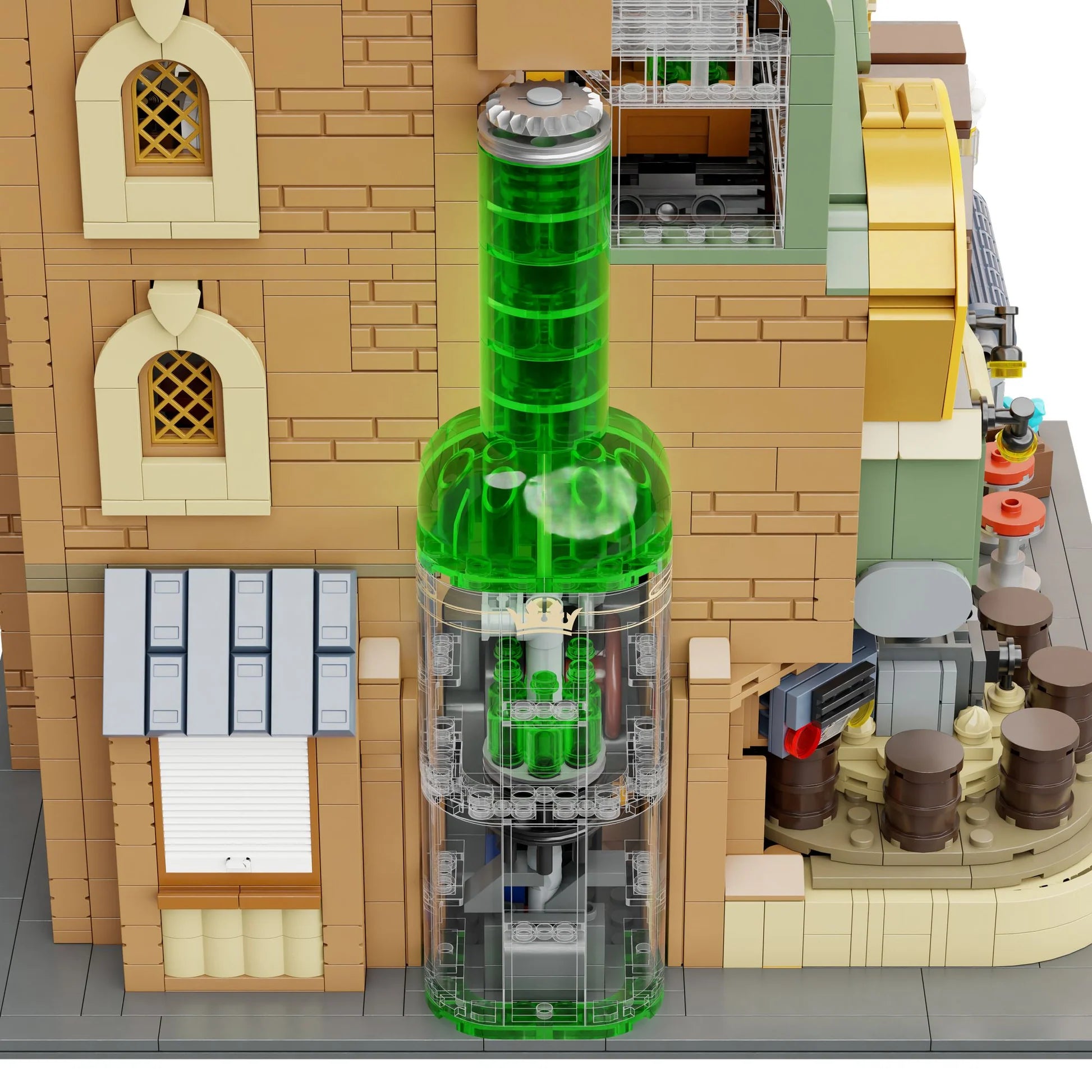 PANTASY set di mattoncini collezione Edifici Modulari : Il Birrificio