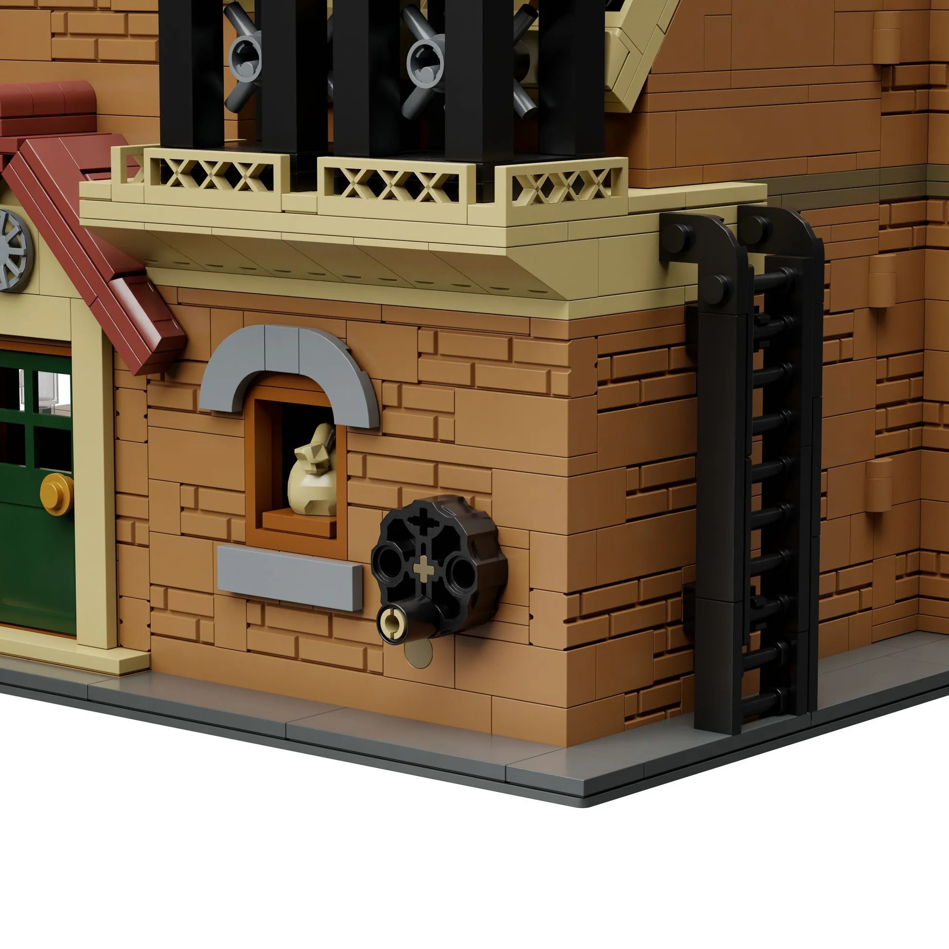 PANTASY set di mattoncini collezione Edifici Modulari : Il Birrificio