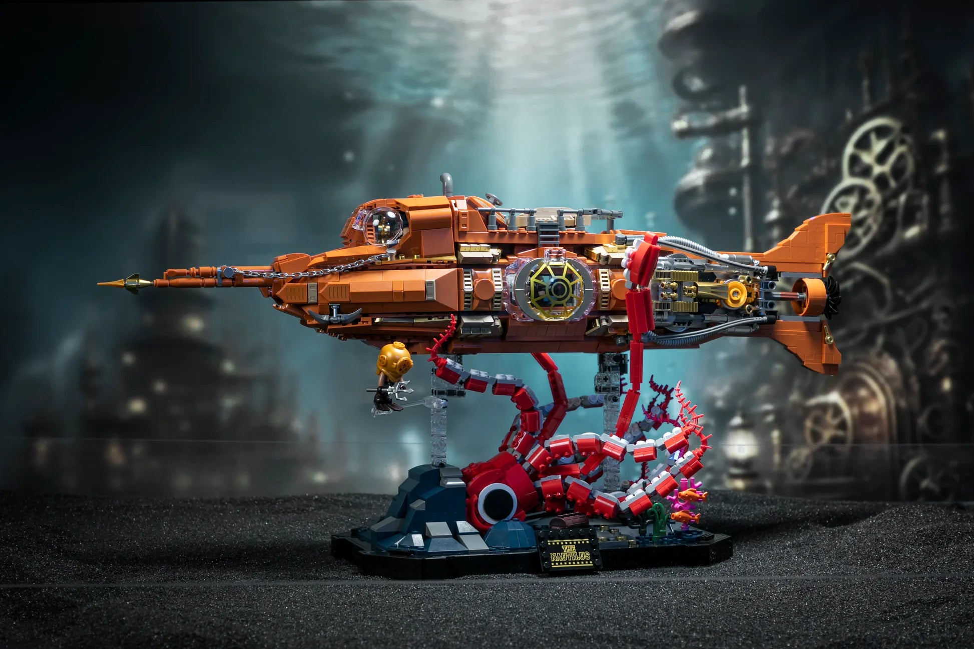 PANTASY set di mattoncini collezione SteamPunk : il Nautilus