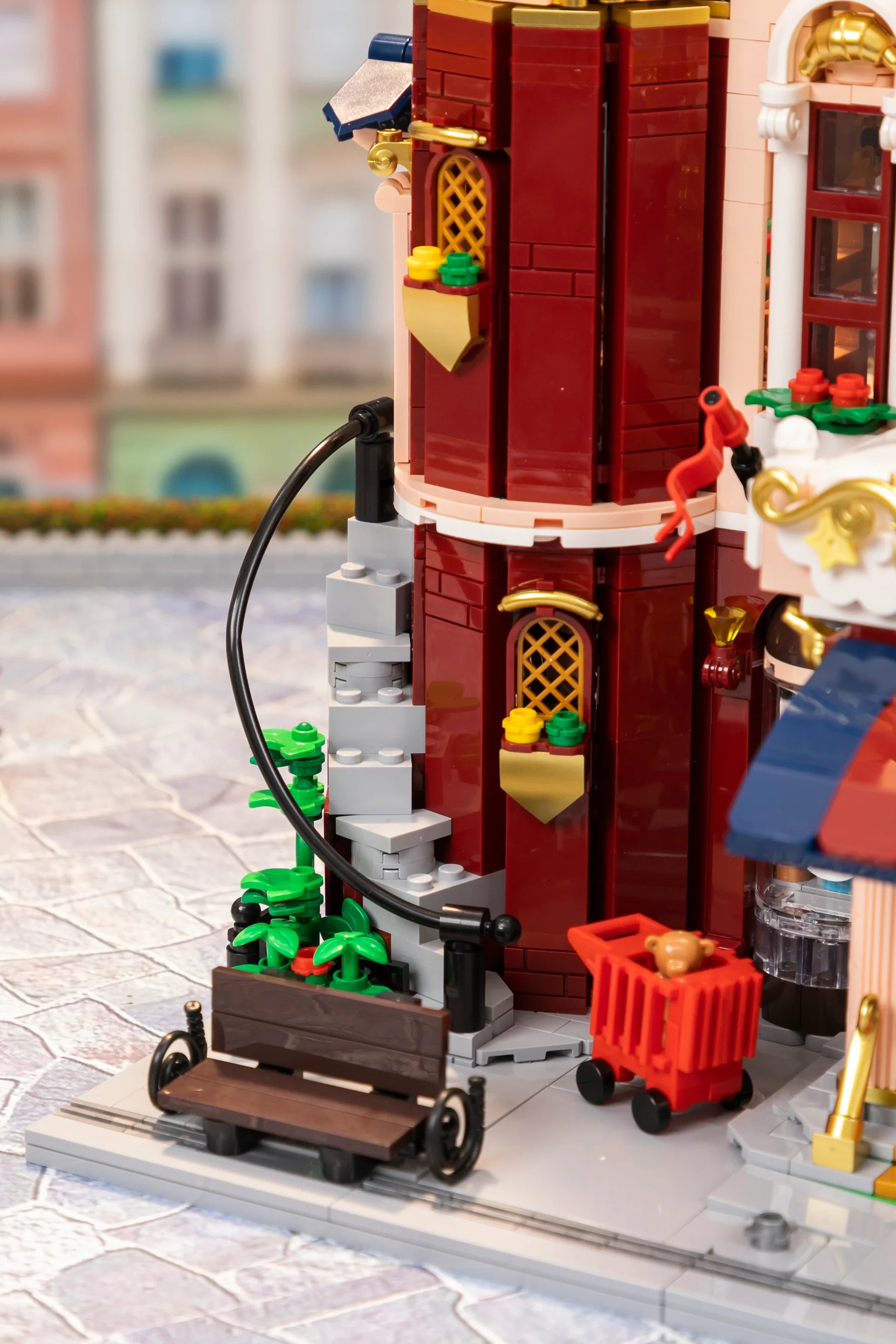 PANTASY set di mattoncini collezione Retrò: Il Negozio di Giocattoli