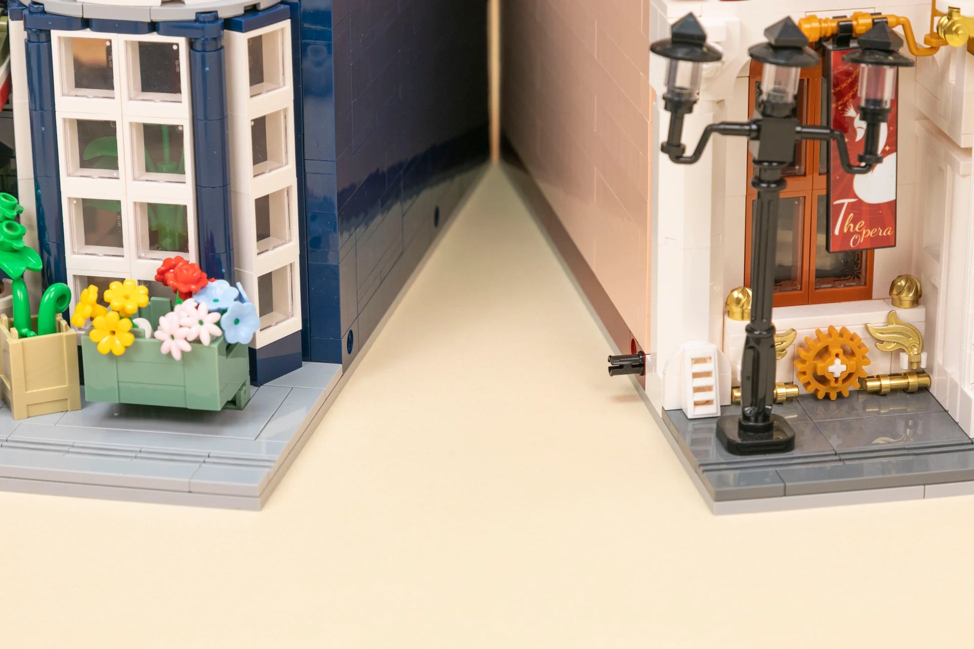 PANTASY set di mattoncini collezione Retrò: la Caffetteria con serra