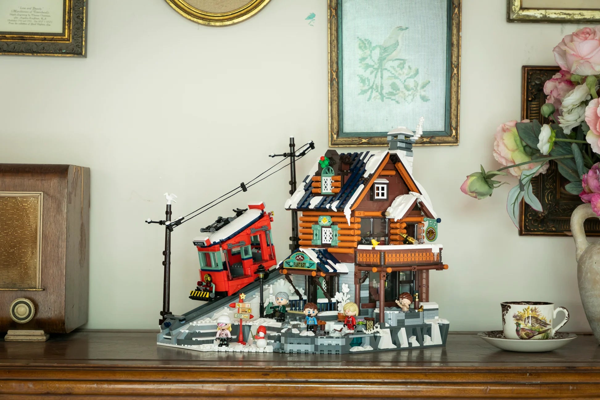 PANTASY set di mattoncini collezione Retrò: La Baita di Montagna