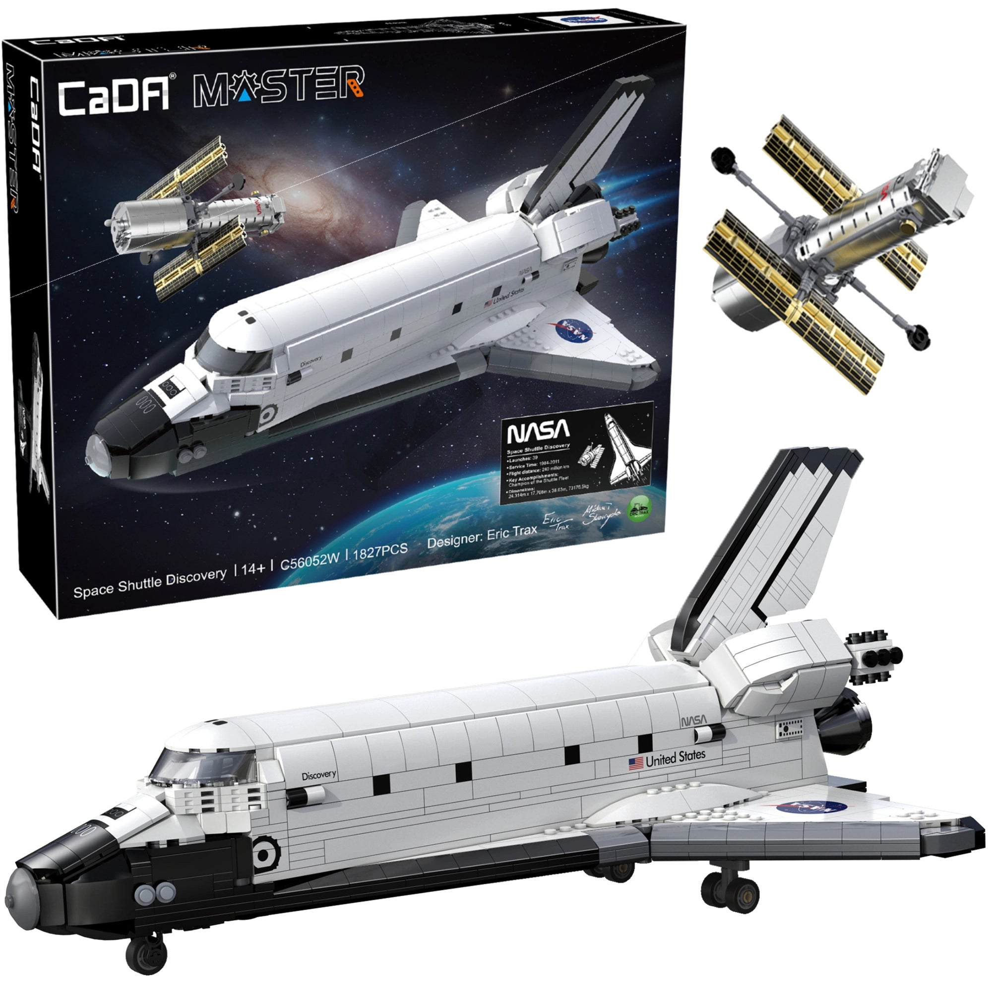 Cada aereo Space Shuttle Discovery Set Costruzioni sda Collezione  Navetta NASA