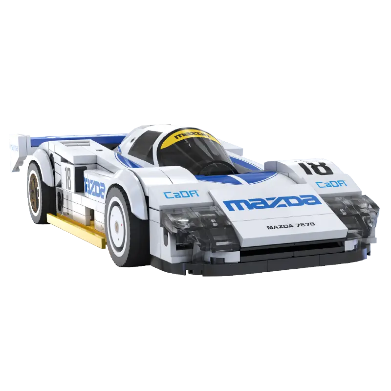 CADA Mazda 787B Le Mans - Modello in Mattoncini Scala 1:24 - 242 Pezzi