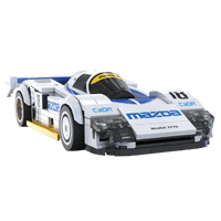 CADA Mazda 787B Le Mans - Modello in Mattoncini Scala 1:24 - 242 Pezzi