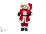 Orsetto Natalizio 70 cm con Vestito da Babbo Natale