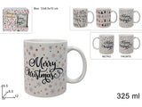 Tazza Natalizia 325 ml in Ceramica  Idea Regalo, Modello Casuale