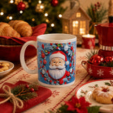 Tazzone Natalizio Babbo Natale 325 ml in Ceramica  Soggetto Casuale KM03B