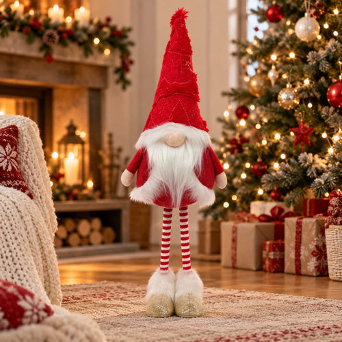 Gnomo Natalizio 57 cm  Decorazione di Natale 2 Colori Assortiti, modello casual