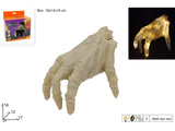 Mano Scheletro Halloween in Lattice con Movimento, Luce e Suono