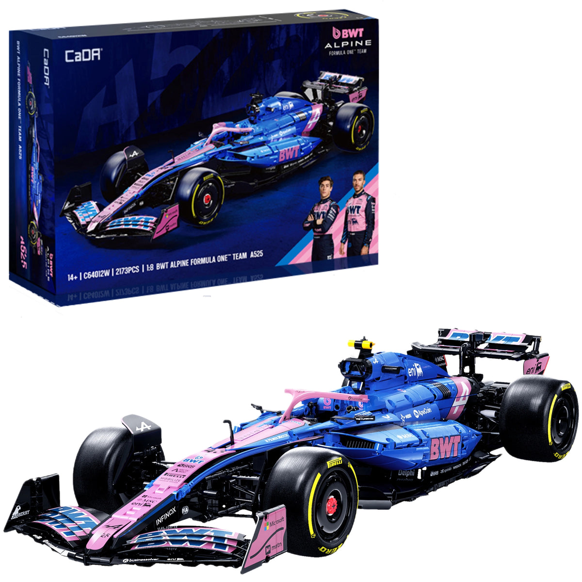 CaDA DBLC64012W BWT Alpine Formula One Team A525 1:8  Monoposto F1 da Costruire