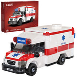 CADA Ambulanza Rescue Shield - Set Mattoncini Veicolo  Soccorso Ambulanza