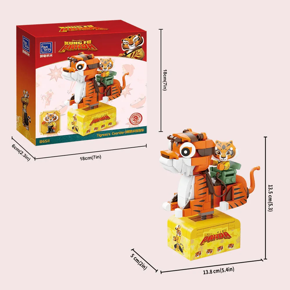 86511 PANTASY set di mattoncini collezione Kung Fu Panda : Tigress on SkateKart