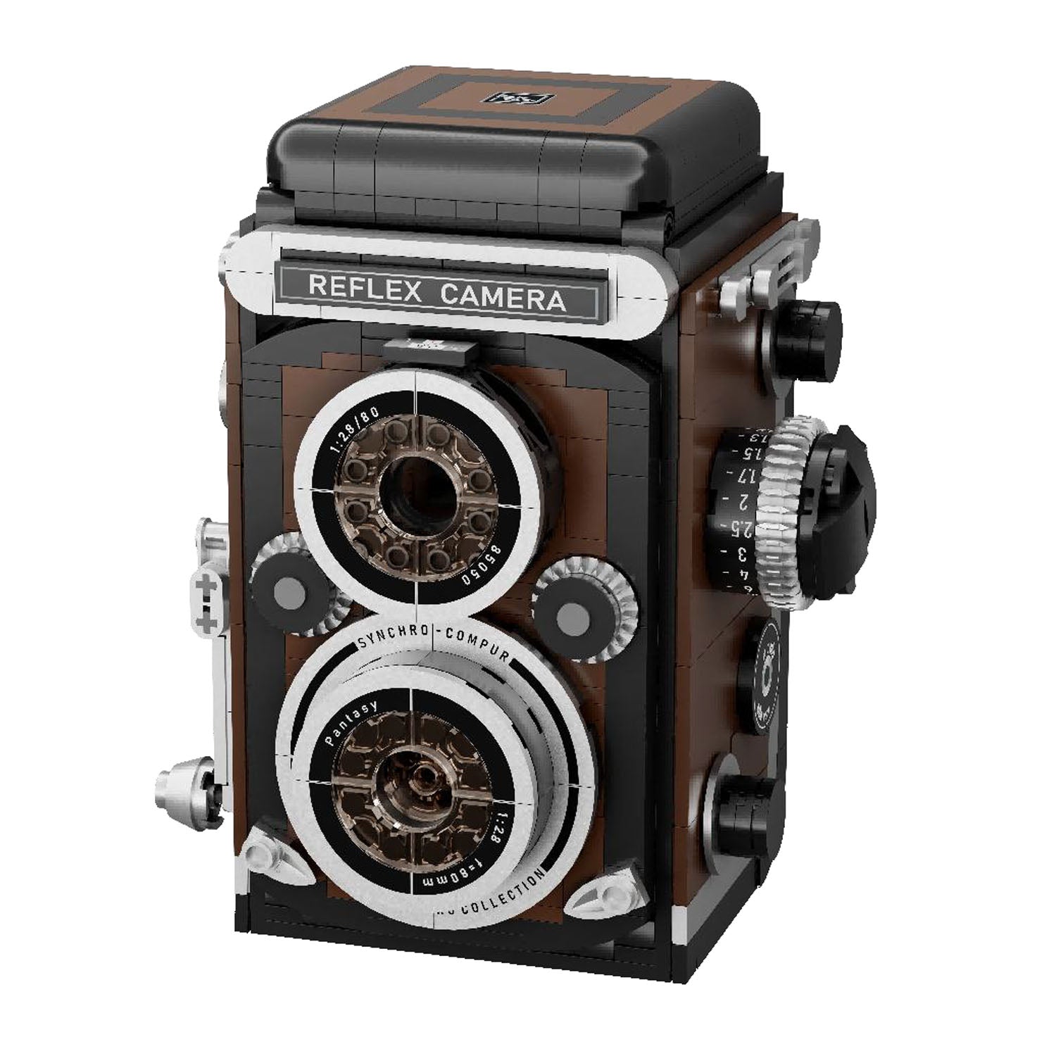 PANTASY set di mattoncini collezione Retrò : Fotocamera Reflex a Doppia Lente