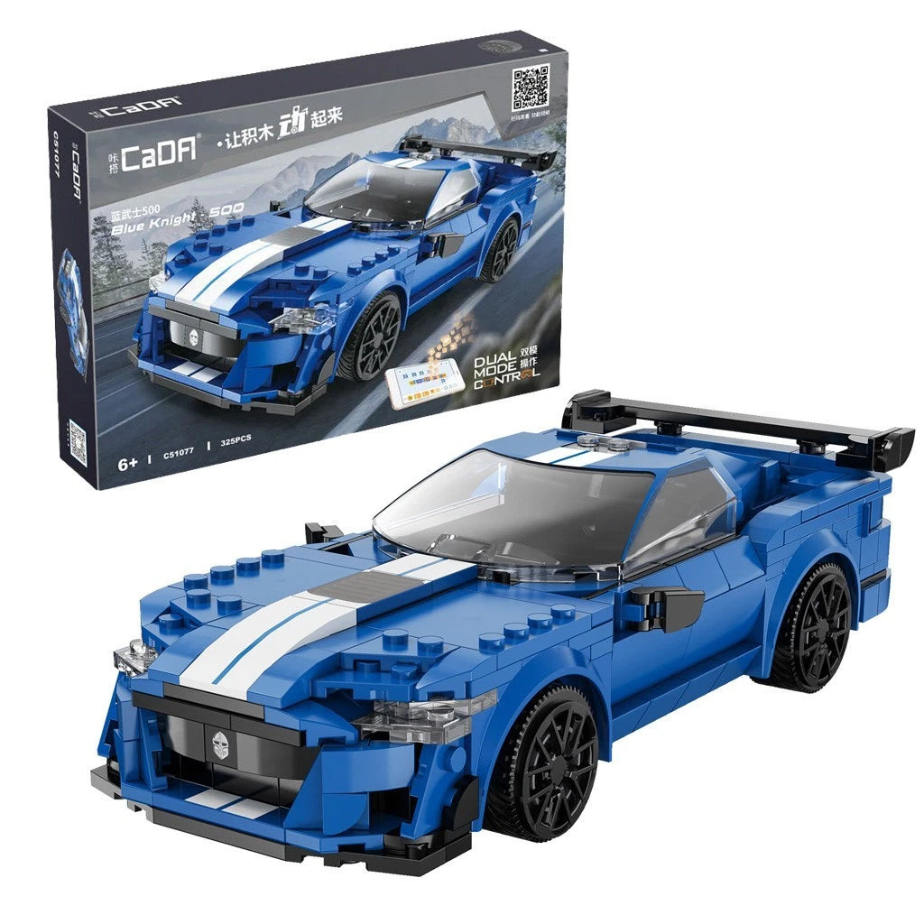 DBLC51077W Cada Blue Knight - Auto Sportiva RC Scala 1:20 Costruzioni 325 Pezzi