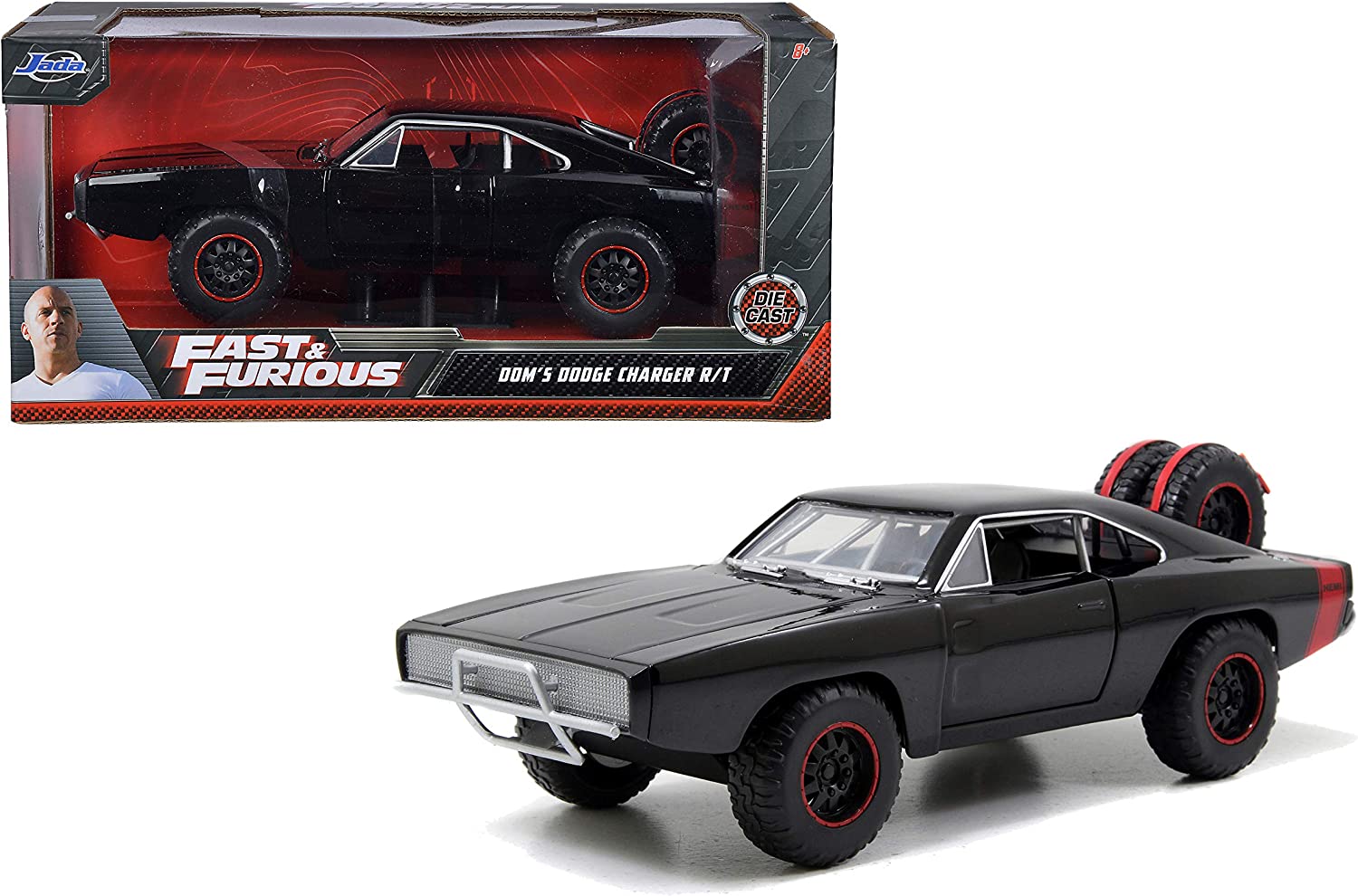 253203011 JADA Fast&amp;Furious Dodge Charger Offroad del 1970 in scala 1:24