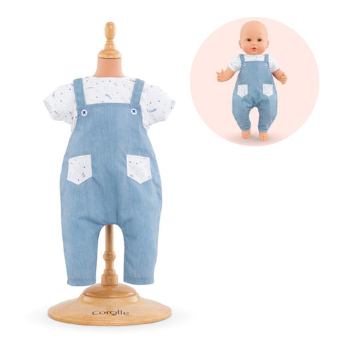 BB36 T- Corolle - Vêtements Chemise et Salopette pour Poupée 36 cm